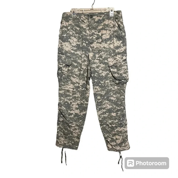 US ARMY Mens Medium Pants Digital Camo Camouflage Utility Cargo Military - Picture 1 of 10